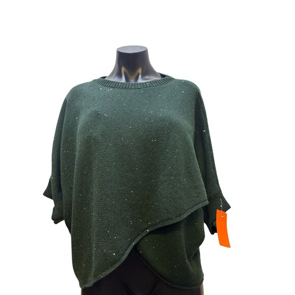 Fabiana Filippi Green Silk/Cotton Sweater Green 8/M - Picture 1 of 5